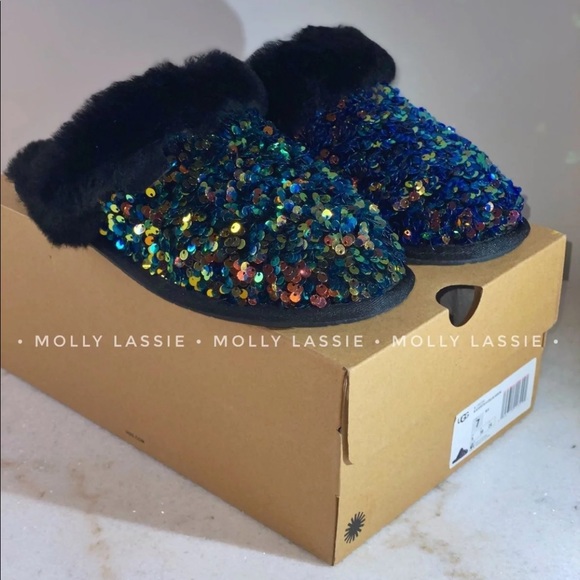 STELLAR SEQUIN BLACK IRIDESCENT ✨ SCUFFETTE - Picture 8 of 8